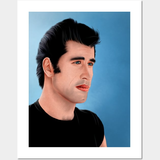 Danny Zuko (Grease) Wall Art by SanFernandez